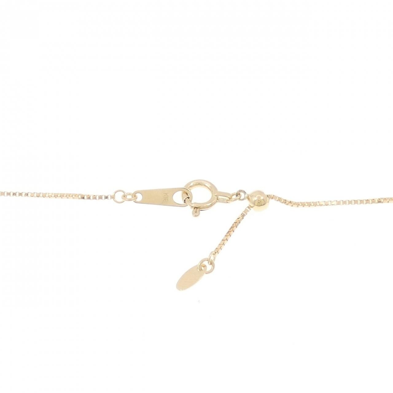 K18YG 2WAY ダイヤモンド ネックレス 0.23CT