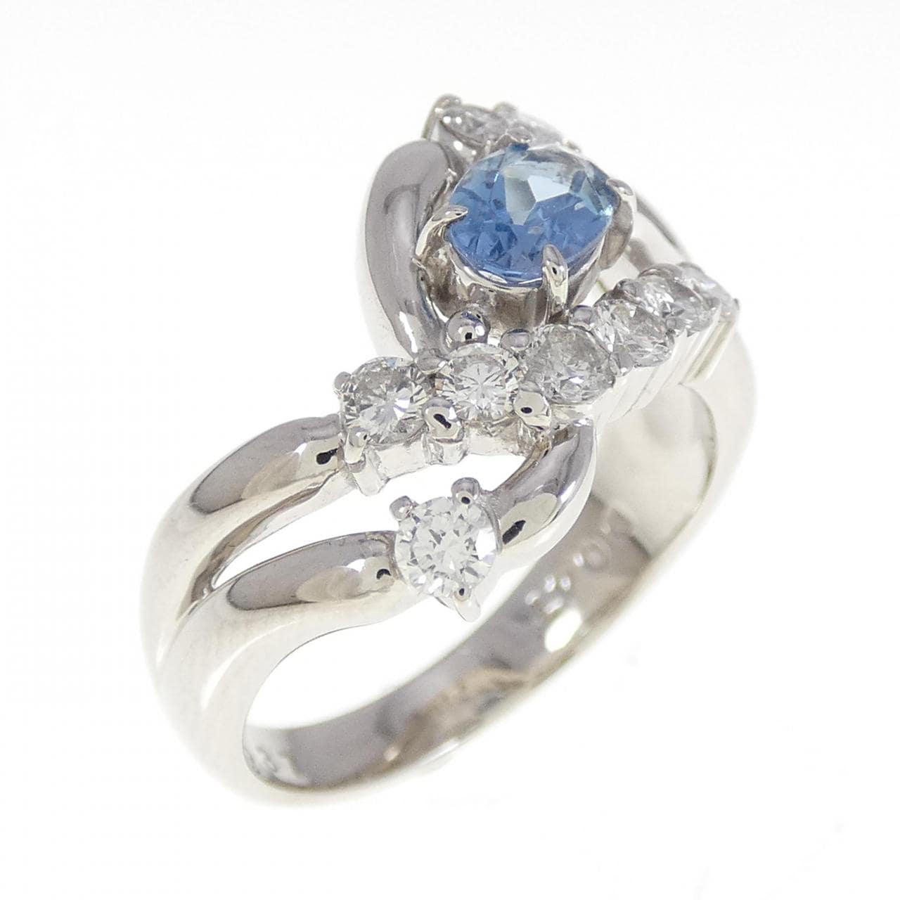 PT海蓝宝戒指 0.37CT