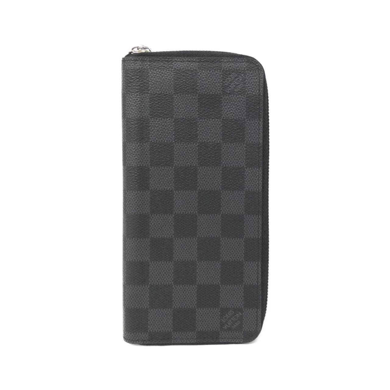 ルイヴィトン ダミエ グラフィット ジッピー ウォレット ヴェルティカル N63095 財布