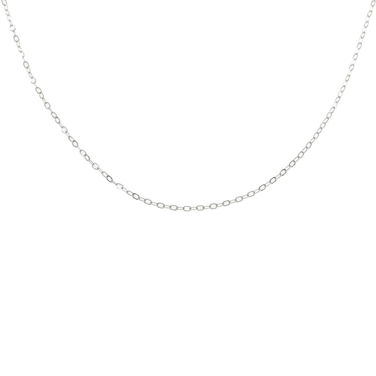 K18WG ネックレス