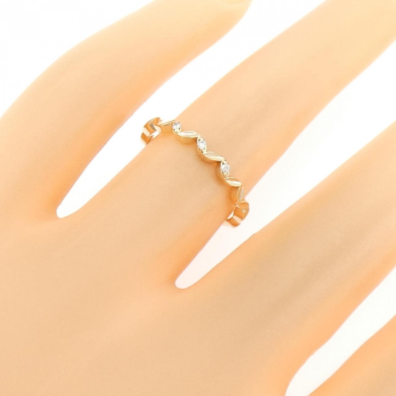 アガット ダイヤモンド リング 0.01CT