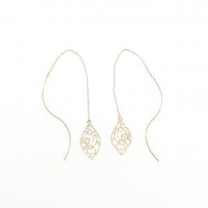 K18YG フラワー ピアス