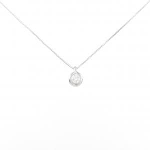 PT ソリティア ダイヤモンド ネックレス 0.15CT