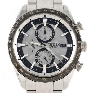 【新品】シチズン アテッサ 電波時計 H800-A1CN20F/AT8284-61A TI ソーラークォーツ