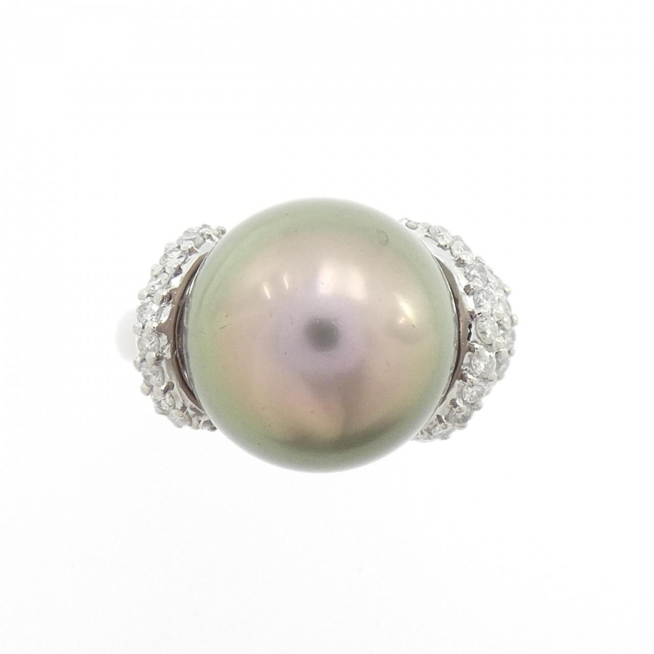 PT900 Black Pearl Ring 12.7mm