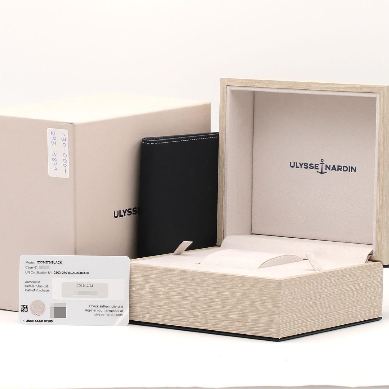 ユリス･ナルダン フリークX 2303-270/BLACK TI 自動巻