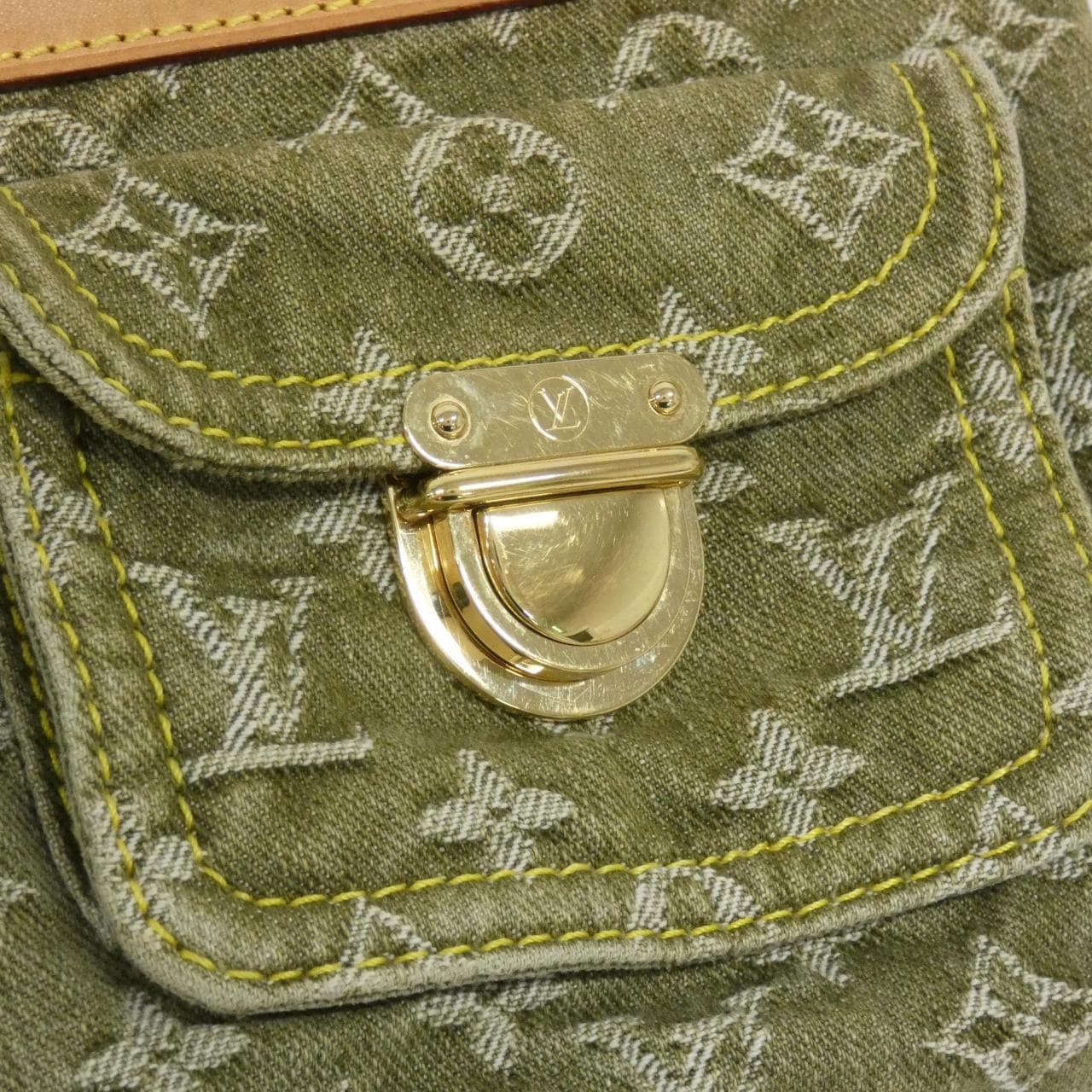 ルイヴィトン モノグラム デニム バギー PM M95213+J54316 ショルダーバッグ