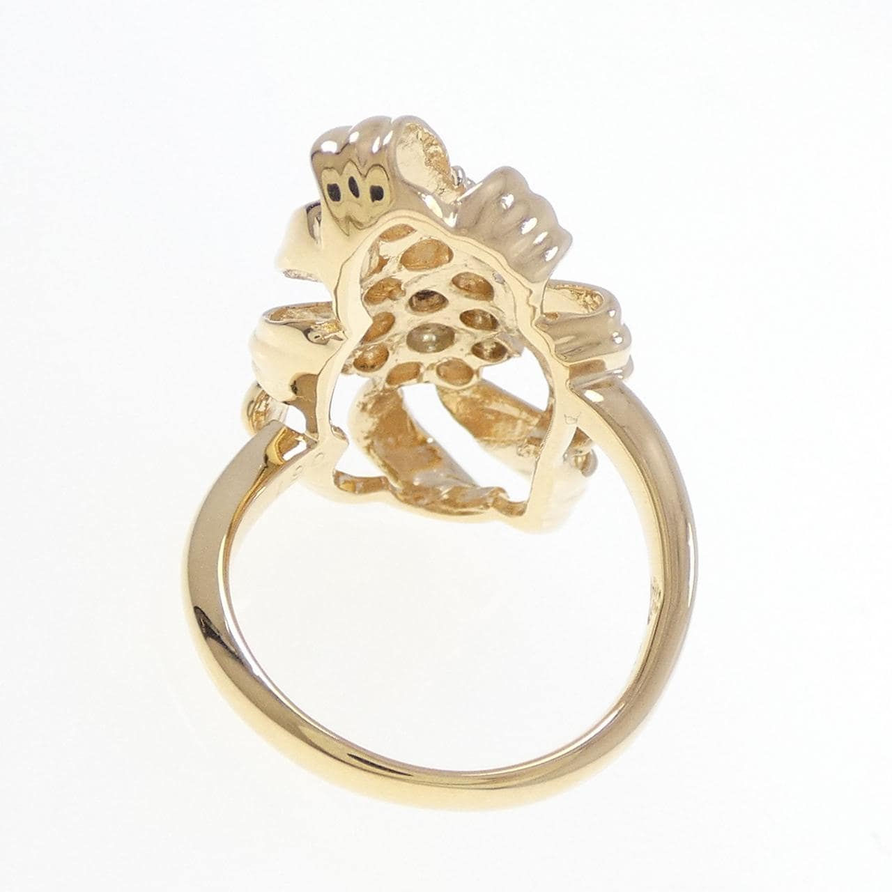 K18YG ダイヤモンド リング 0.61CT