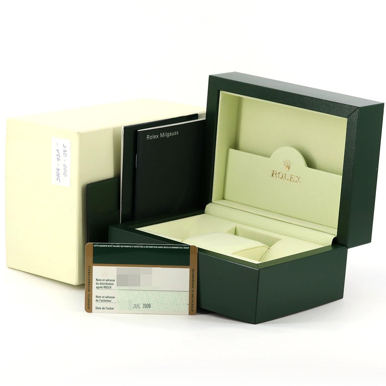 ロレックス ミルガウス 116400 SS 自動巻 M番