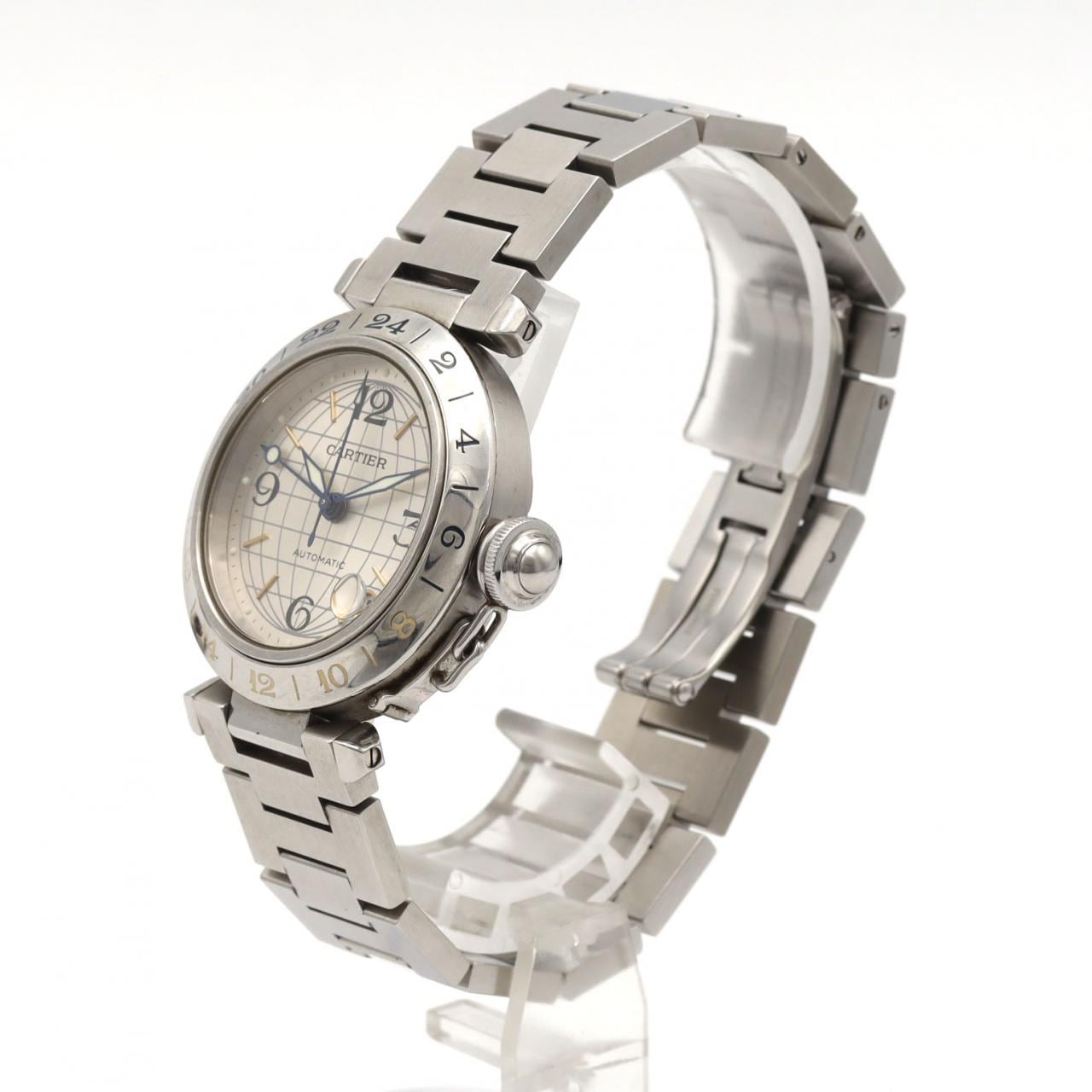 【ノーメンテナンス還元価格】カルティエ パシャC GMT W31029M7 SS 自動巻