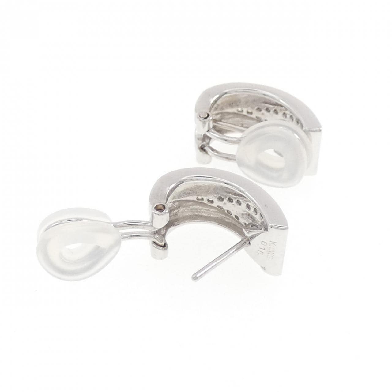 K18WG ダイヤモンド ピアス/イヤリング 0.30CT
