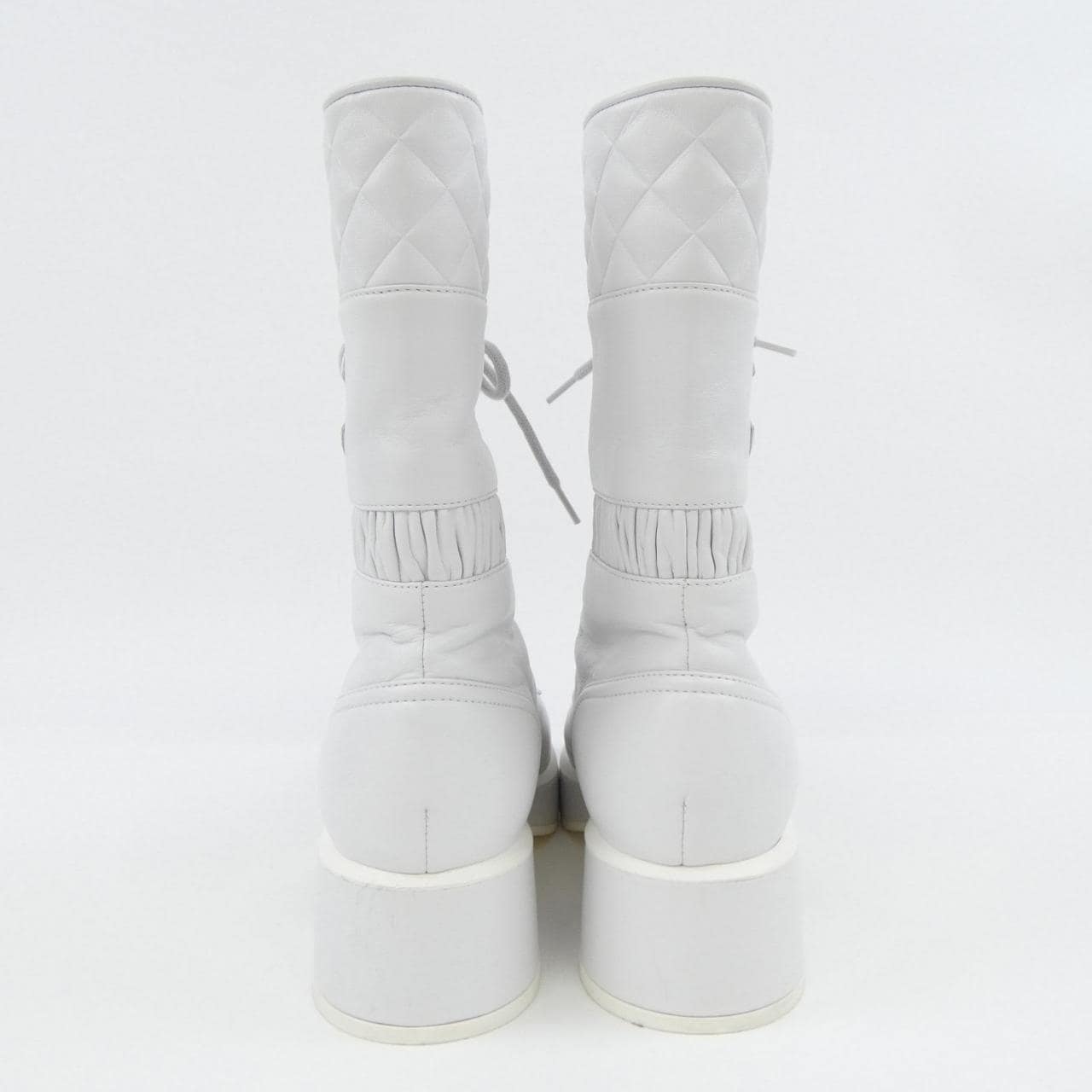 シャネル CHANEL レースアップ LACE UP G37956X01000 ブーツ