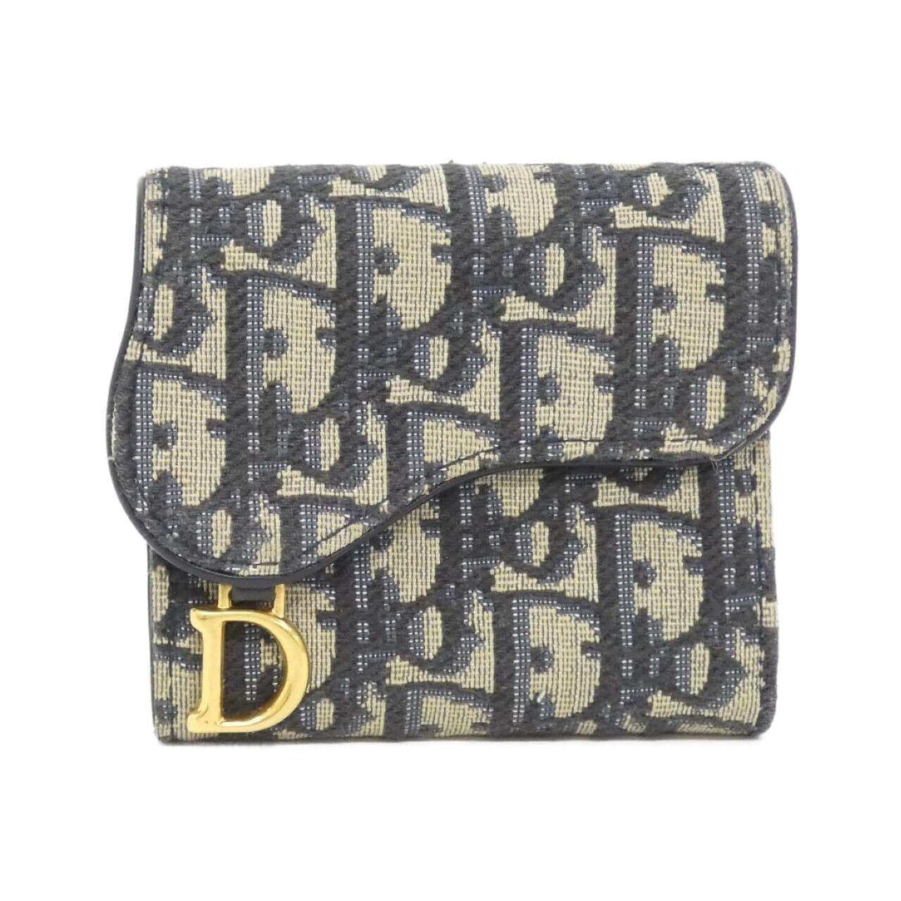 クリスチャンディオール DIOR OBLIQUE サドル ロータス ウォレット S5652CTZQ 財布