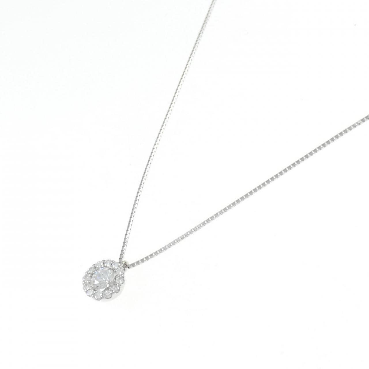 [BRAND NEW] PT Diamond Necklace 0.225CT E VS2 Good