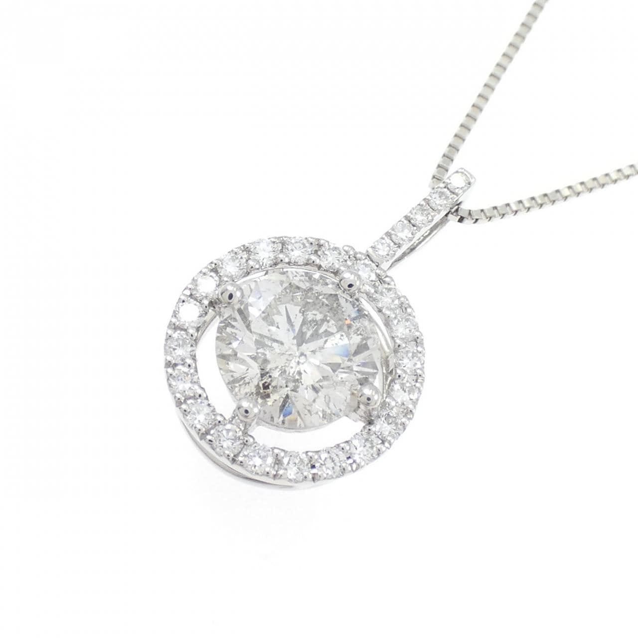 PT900/PT850 ダイヤモンド ネックレス 1.40CT