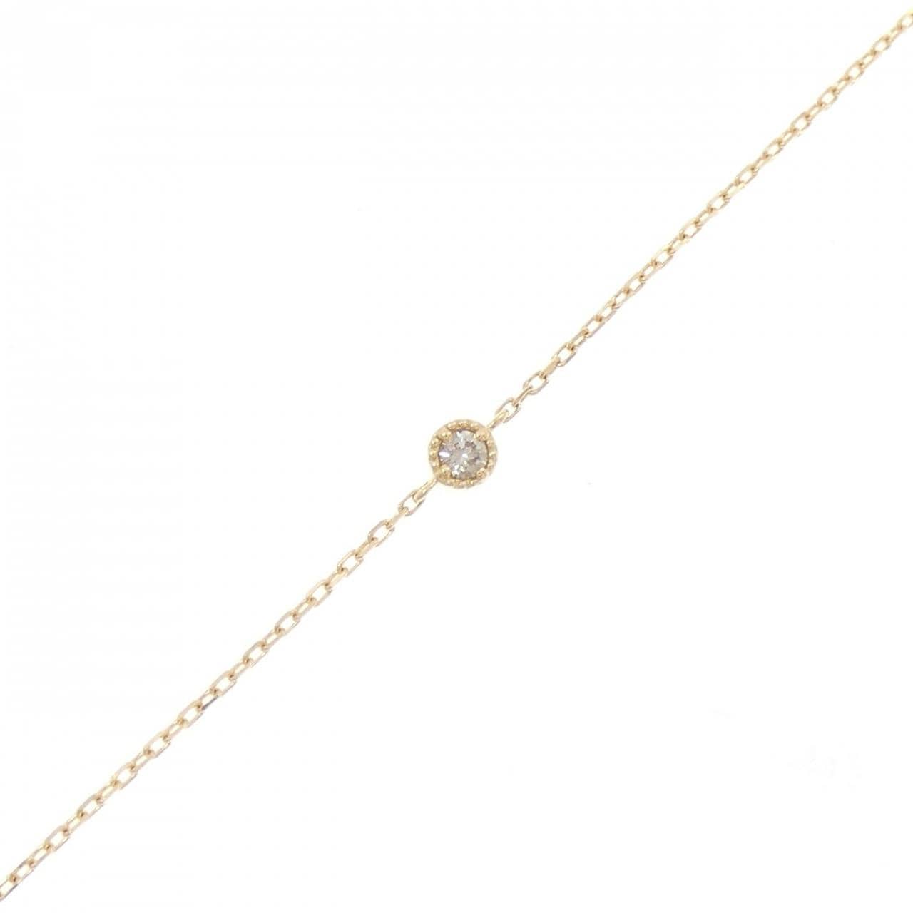 アガット ダイヤモンド ブレスレット 0.03CT