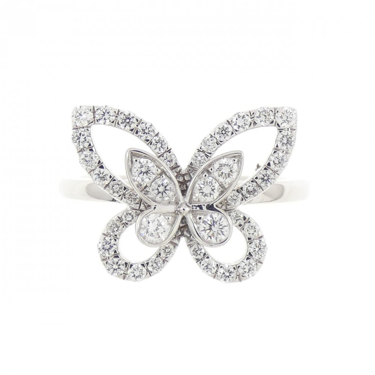 グラフ バタフライ シルエット ミニ リング