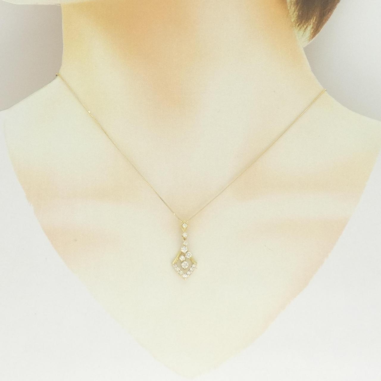 K18YG ダイヤモンド ネックレス 0.47CT