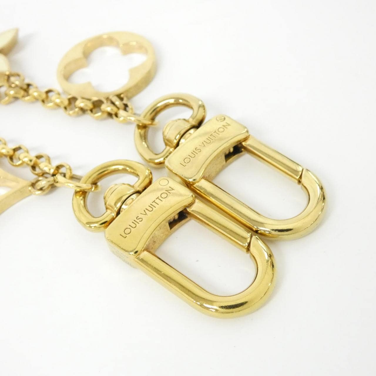 ルイヴィトン バッグチャーム チェーン フルール ドゥ モノグラム M01413 バッグチャーム