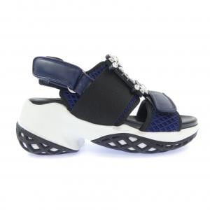 ロジェヴィヴィエ ROGER VIVIER ヴィヴ ラン ストラス バックル サンダル
