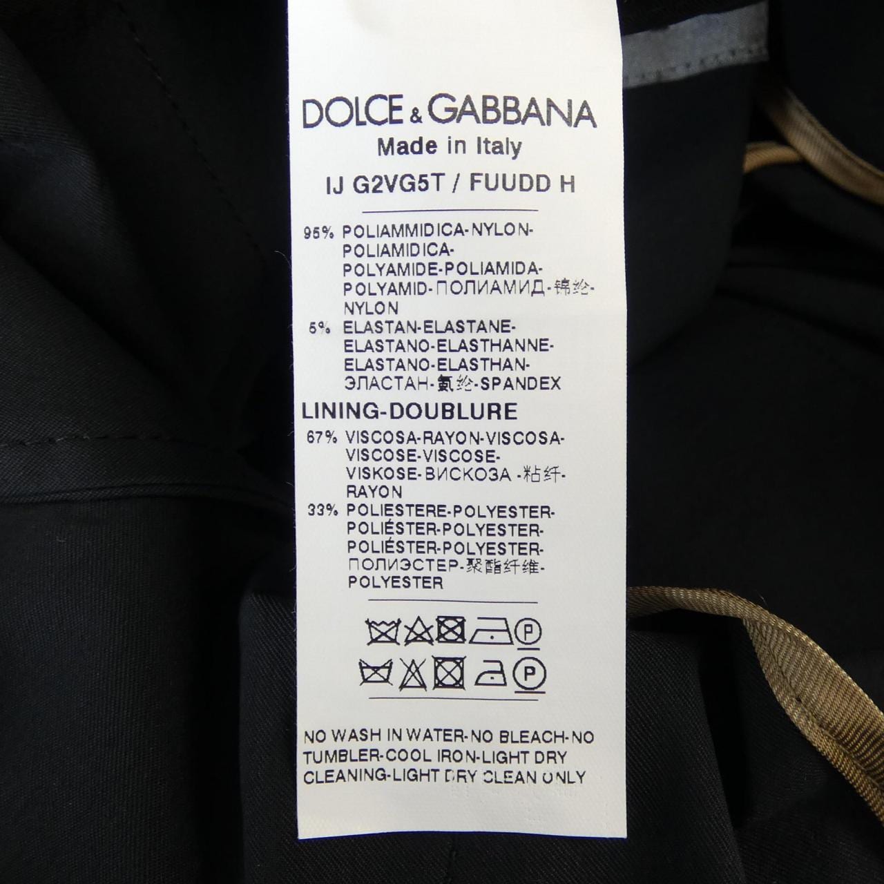 ドルチェアンドガッバーナ DOLCE&GABBANA G2VG5T/FUUDD ジャケット