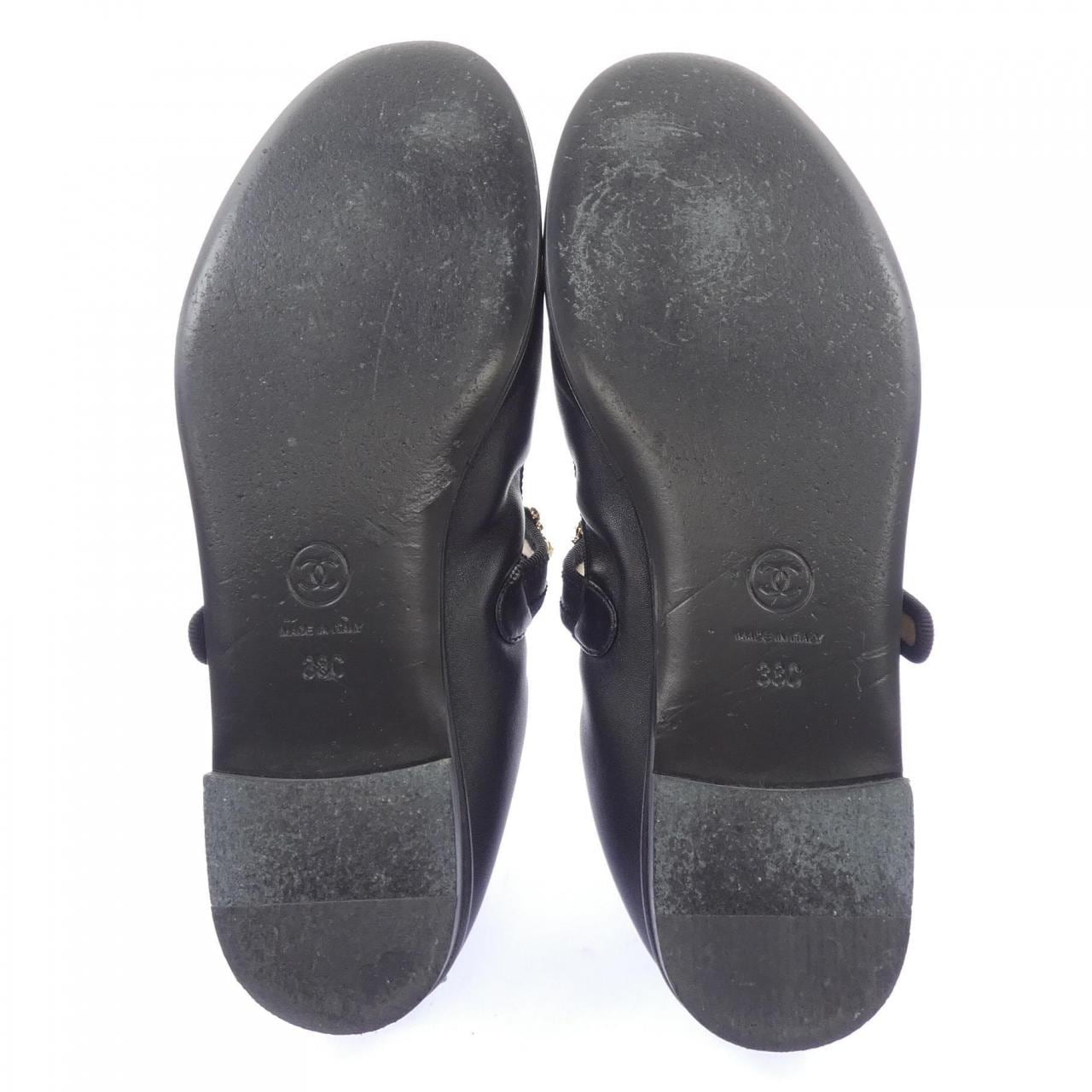 シャネル CHANEL メリージェーン MARY JANES G45778X01000 フラットシューズ