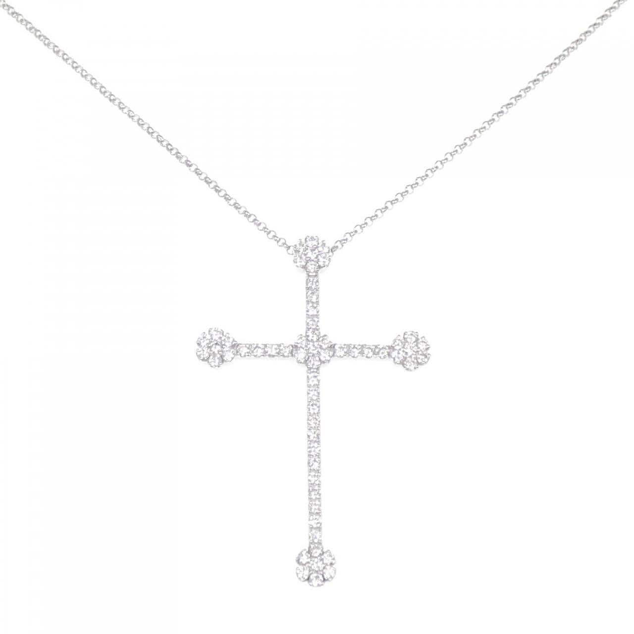 ポンテヴェキオ クロス ネックレス 0.93CT