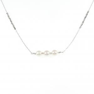 K18WG アコヤパール ネックレス