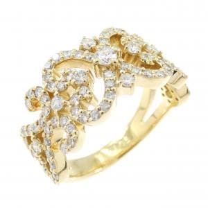 K18YG ダイヤモンド リング 1.08CT