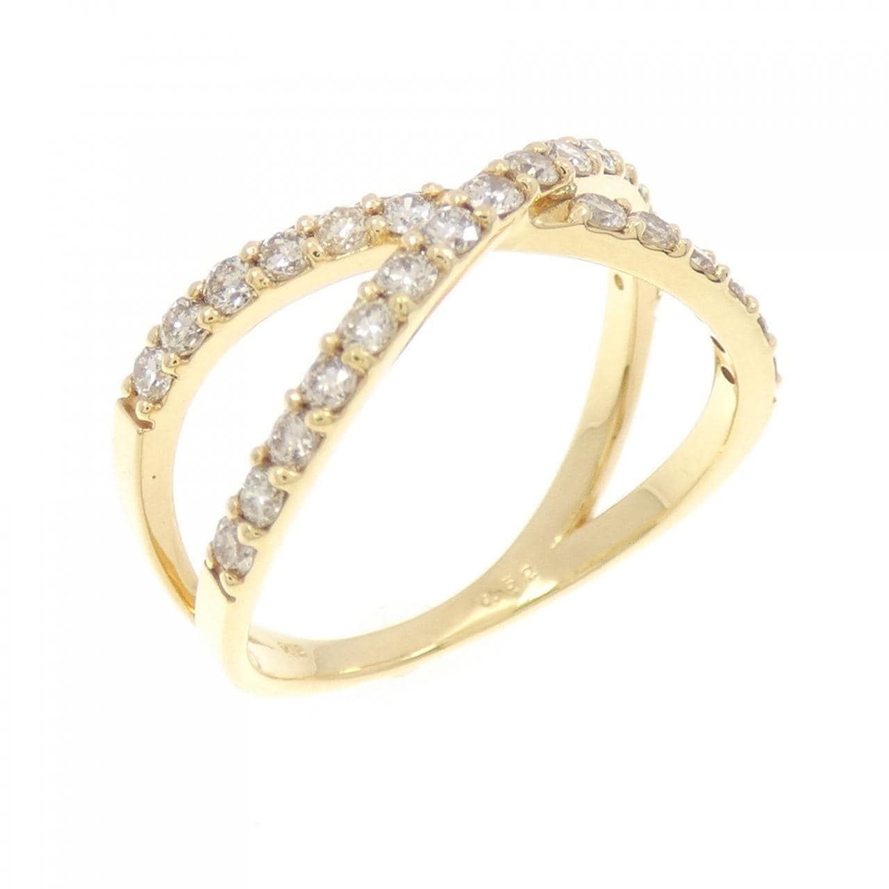 【新品】K18YG ダイヤモンド リング 0.52CT