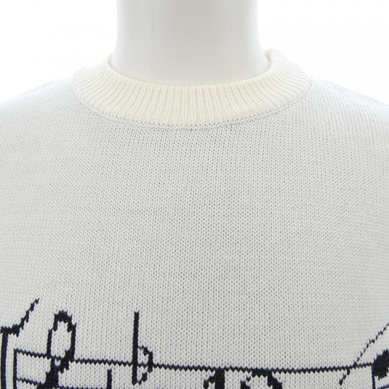 ルイヴィトン LOUIS VUITTON パーティションインタルシアクルーネック HHN93WRCL ニット