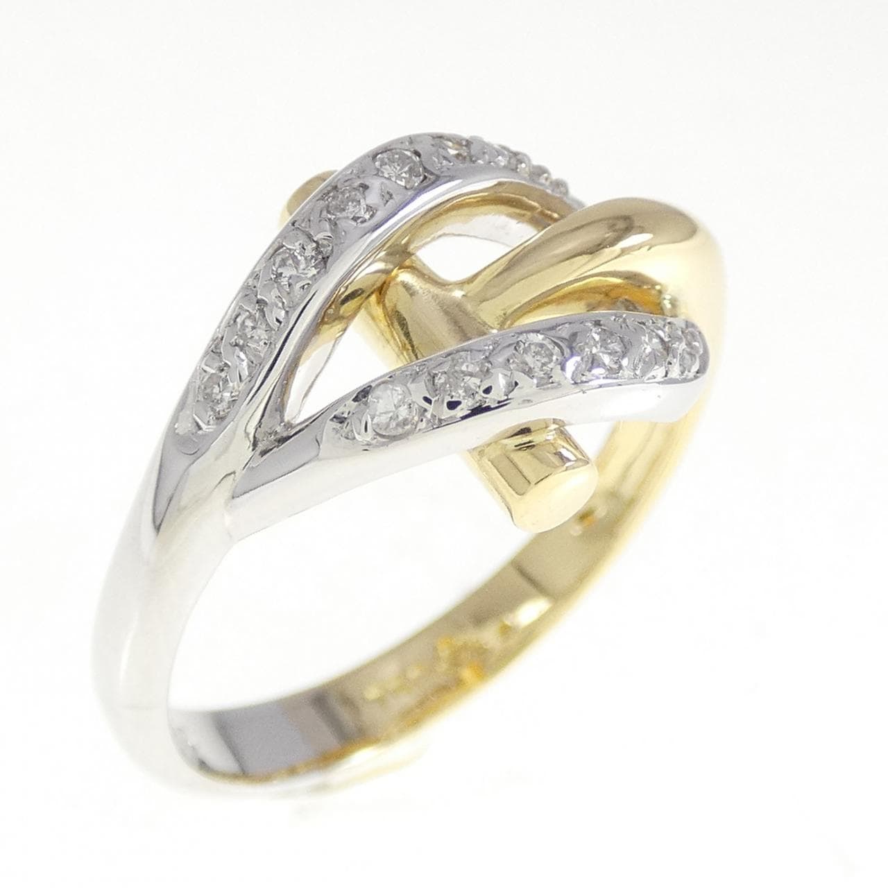 750YG/750WG ダイヤモンド リング 0.125CT