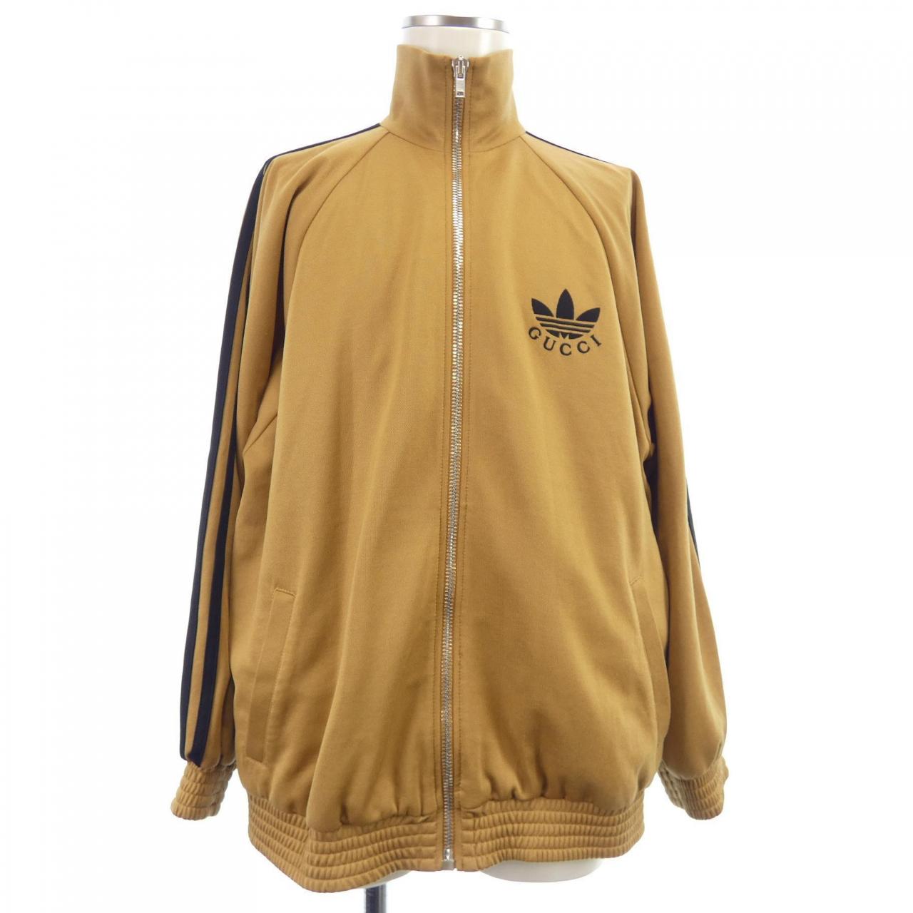 グッチ GUCCI コットンジャージージップジャケット 712952 XJEGU ADIDAS ブルゾン