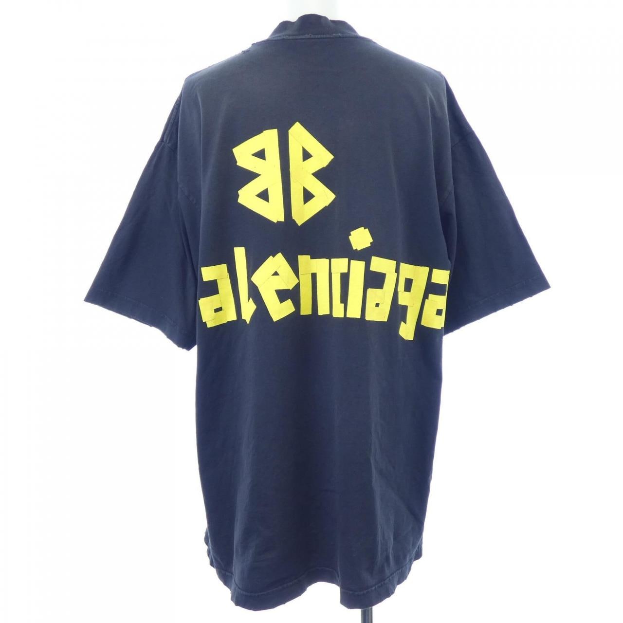 バレンシアガ BALENCIAGA TAPE TYPE Tシャツ ミディアムフィット 739784 TOVA9 UNISEX Tシャツ