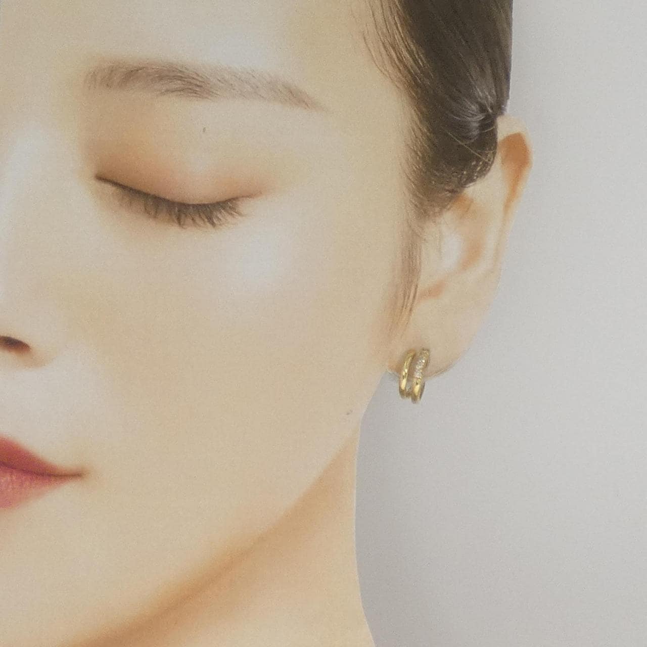 K18YG ダイヤモンド イヤリング 0.20CT