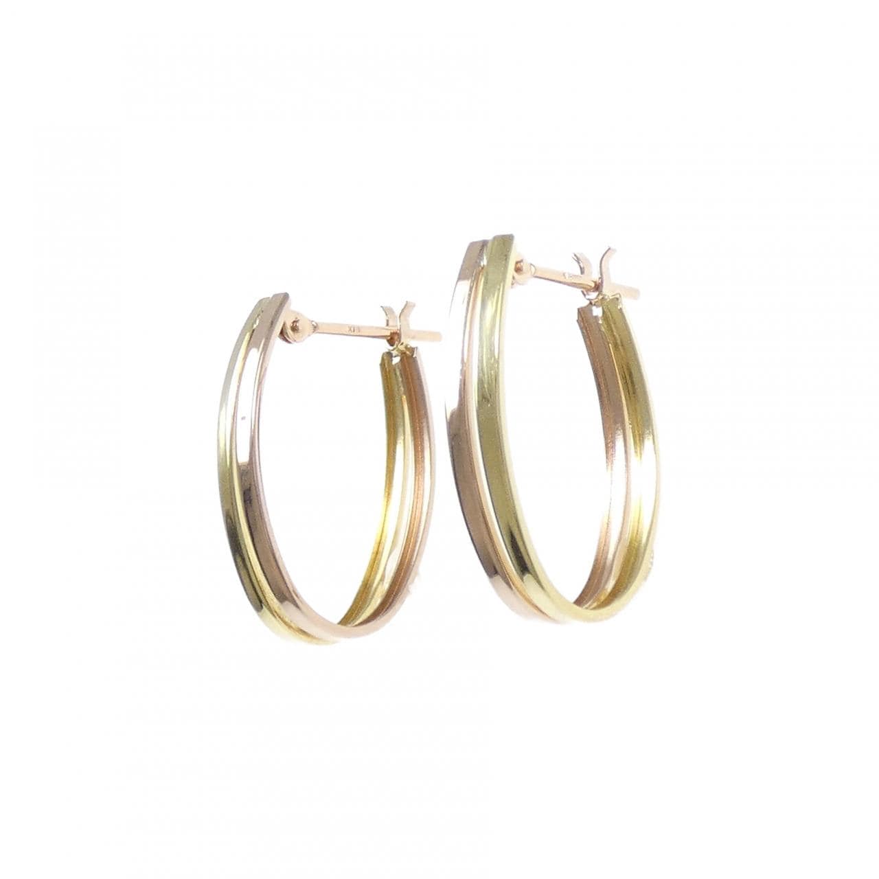 K18YG/K18PG ピアス