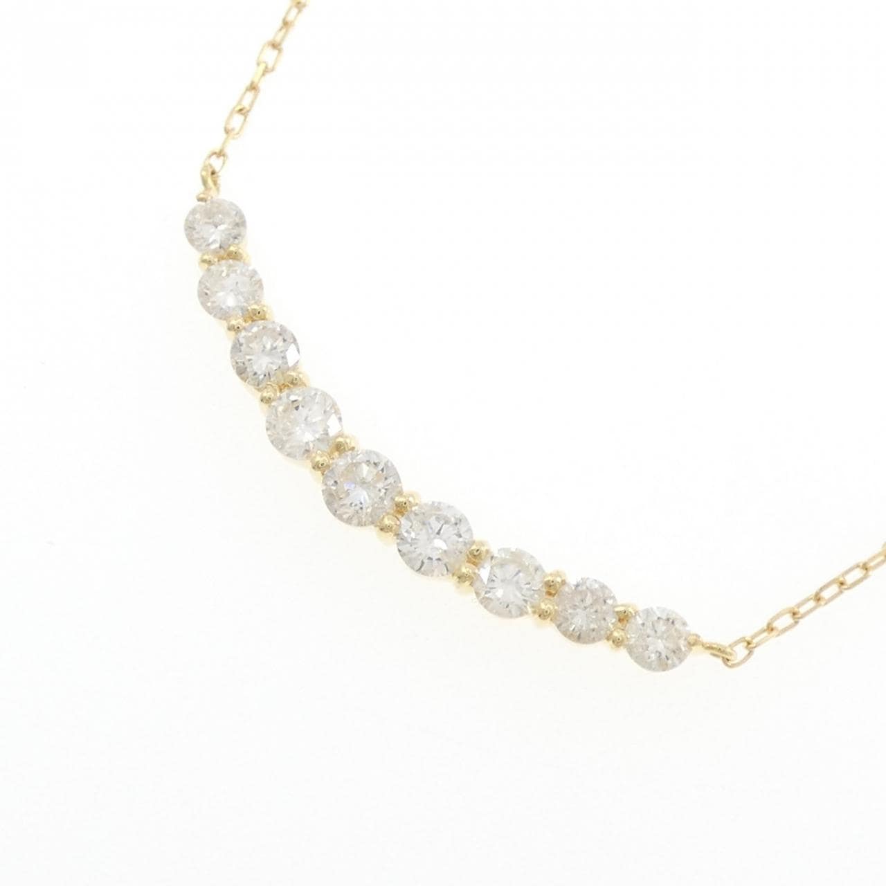 K18YG ダイヤモンド ネックレス 1.00CT