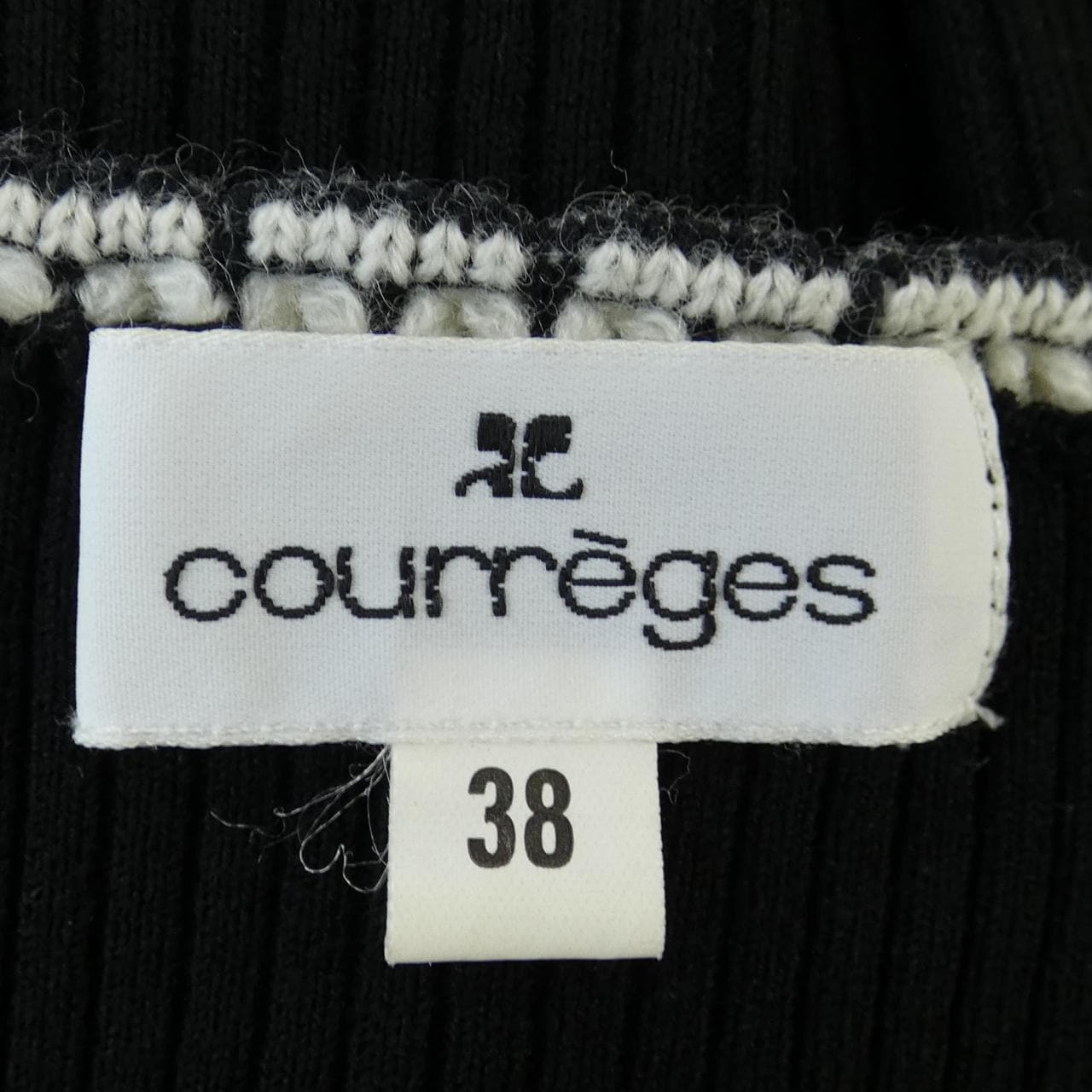 绉纱Courreges针织衫