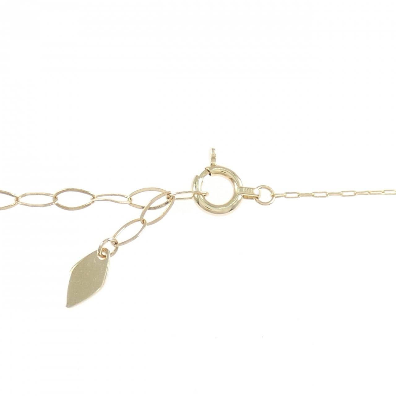 K10YG/K10WG ダイヤモンド ネックレス 0.10CT