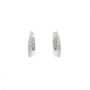 PT950 ダイヤモンド ピアス 0.20CT