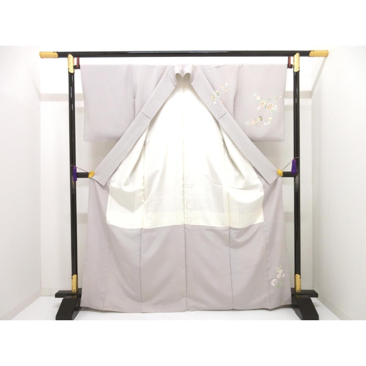 訪問着　友禅金彩加工　ボカシ染