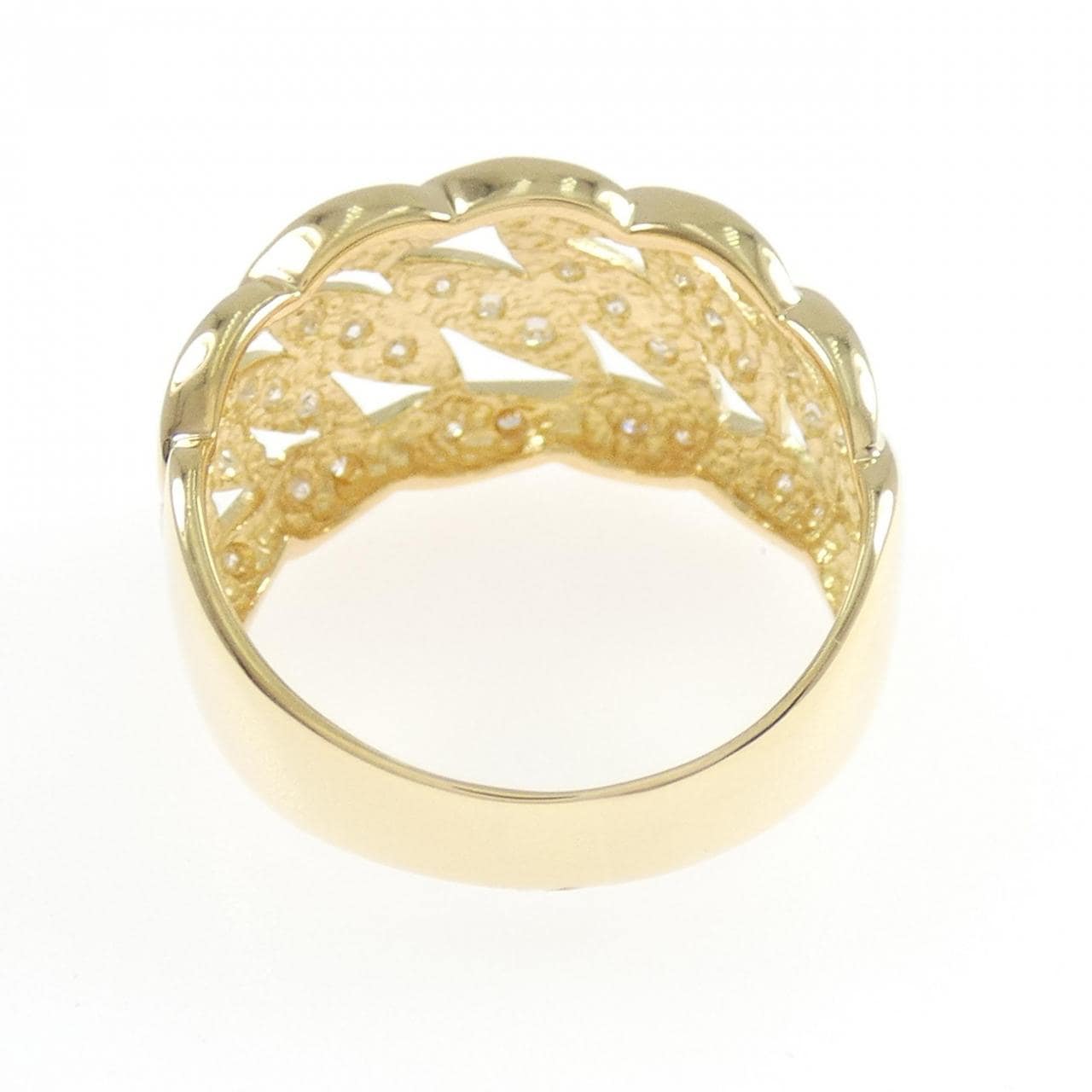 K18YG ダイヤモンド リング