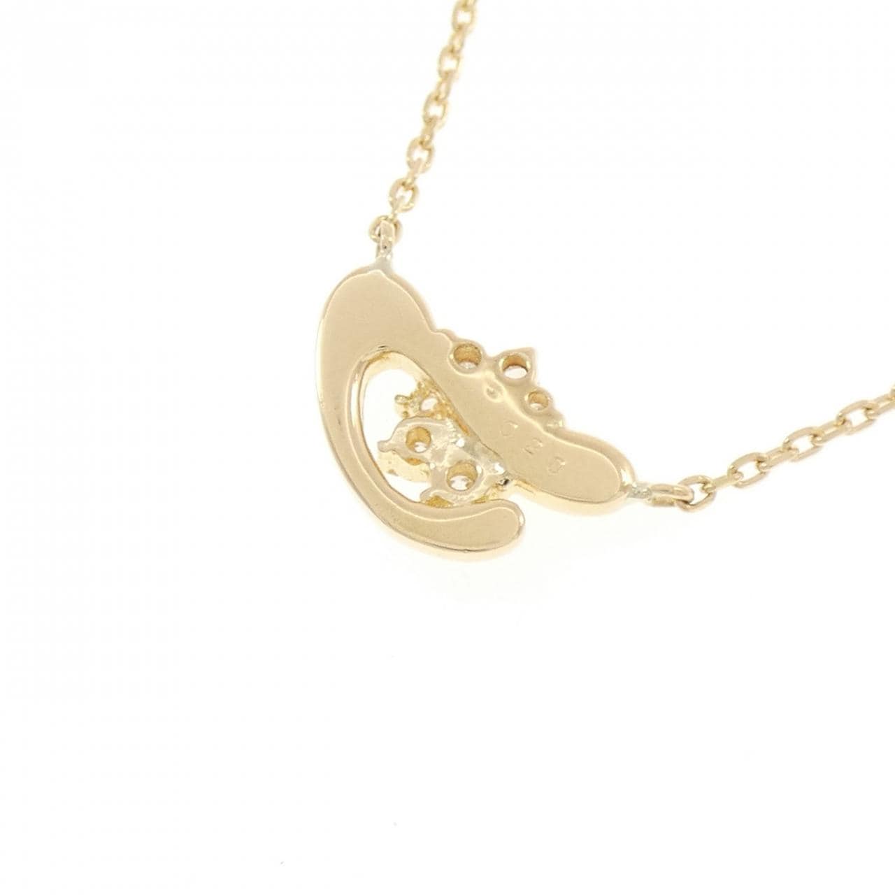 K18YG ダイヤモンド ネックレス 0.20CT