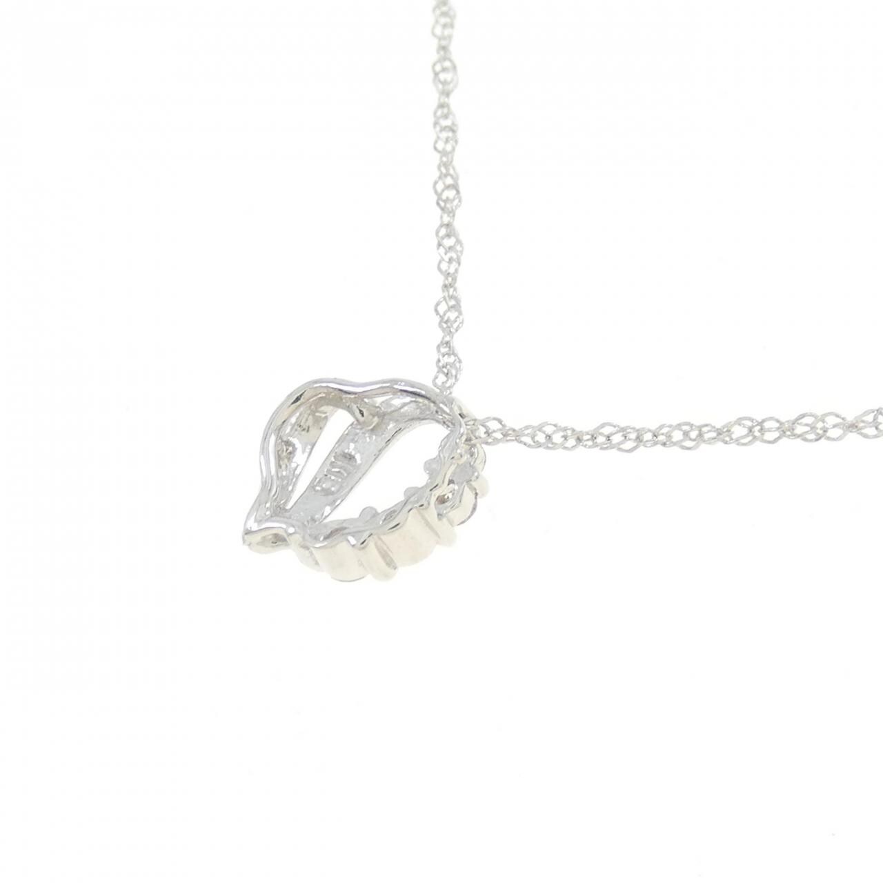 K18WG Diamond necklace
