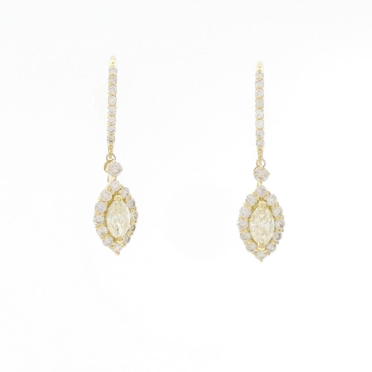 【新品】K18YG ダイヤモンド ピアス 1.00CT
