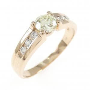 K18PG ダイヤモンド リング 0.591CT