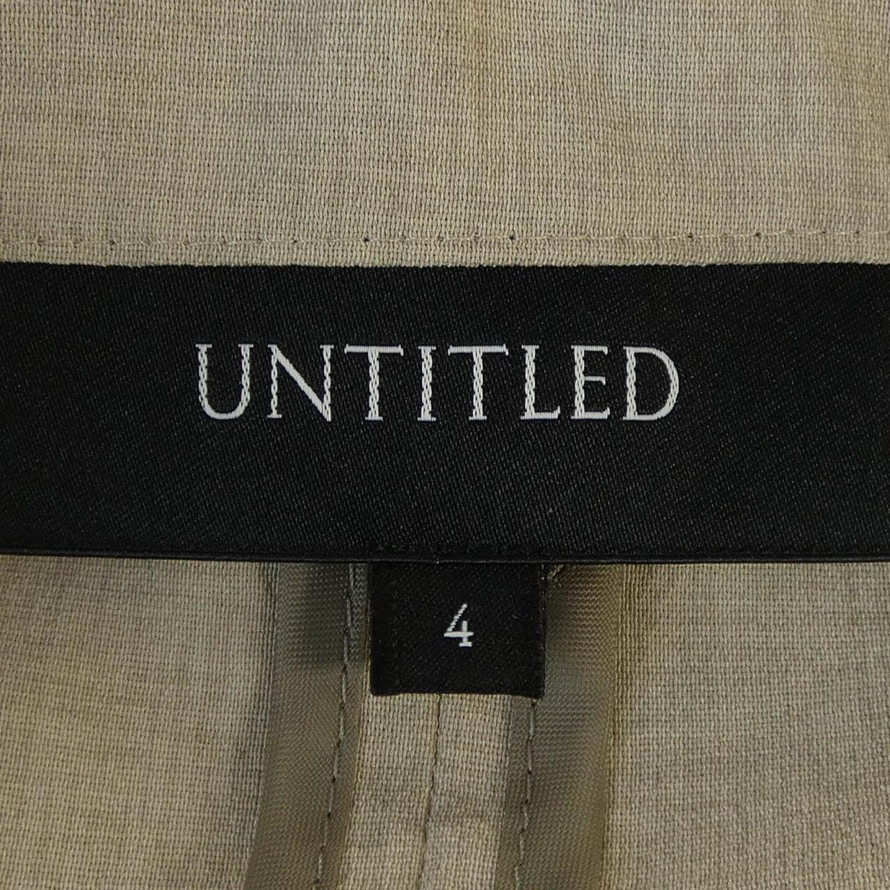 アンタイトル UNTITLED BE153-43230JJ ジャケット