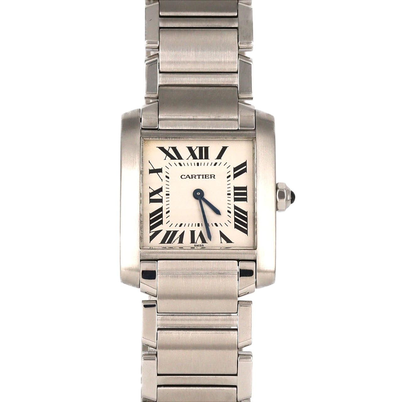 カルティエ タンクフランセーズ MM W51003Q3 SS クォーツ
