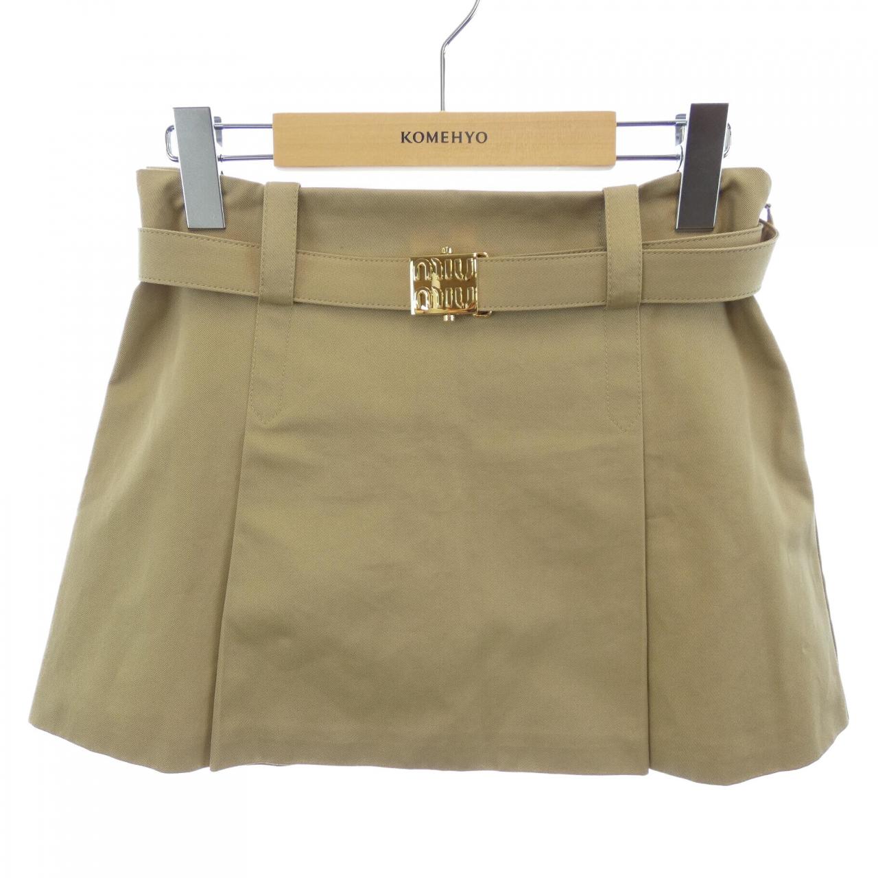 ミュウミュウ MIU MIU チノ ミニスカート MG2012 S232 1UPX スカート