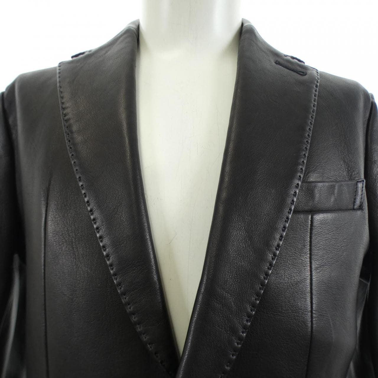 ウノピゥウノウグァーレトレリラックス 1PIU1UGUALE3 RELAX レザージャケット